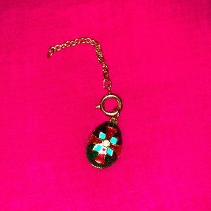 Joan Rivers vintage Egg shaped charm